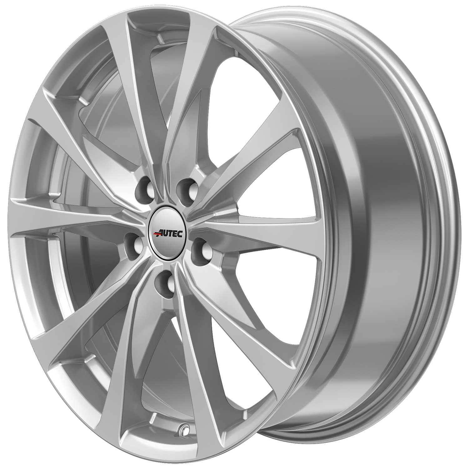 Autec Fälgar Brixen 8,0x20 ET38 5x112 20 Tum brilliant silver
