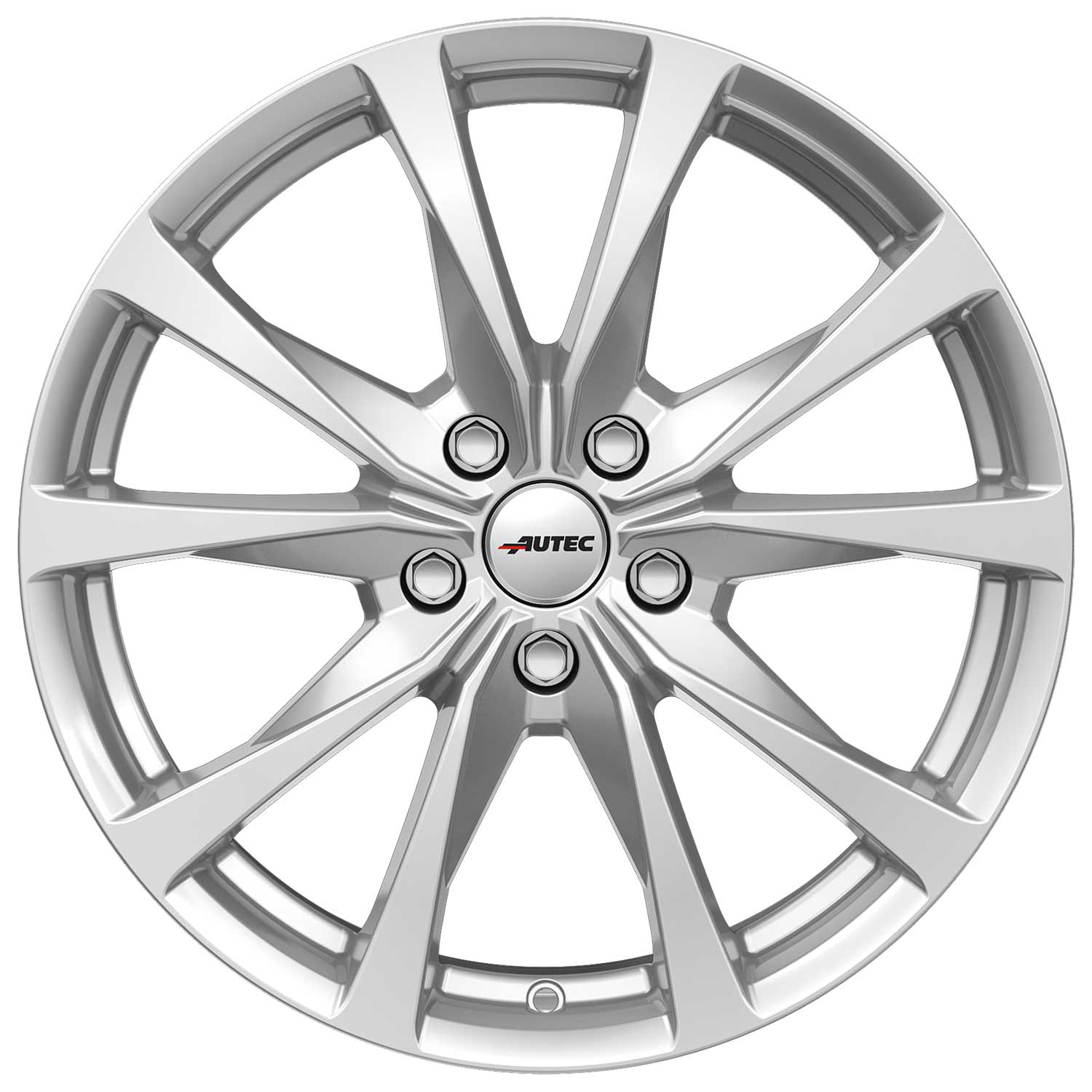 Autec Fälgar Brixen 8,0x20 ET38 5x112 20 Tum brilliant silver
