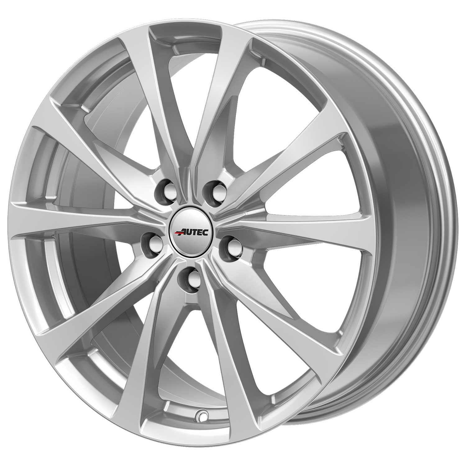Autec Fälgar Brixen 8,0x20 ET38 5x112 20 Tum brilliant silver