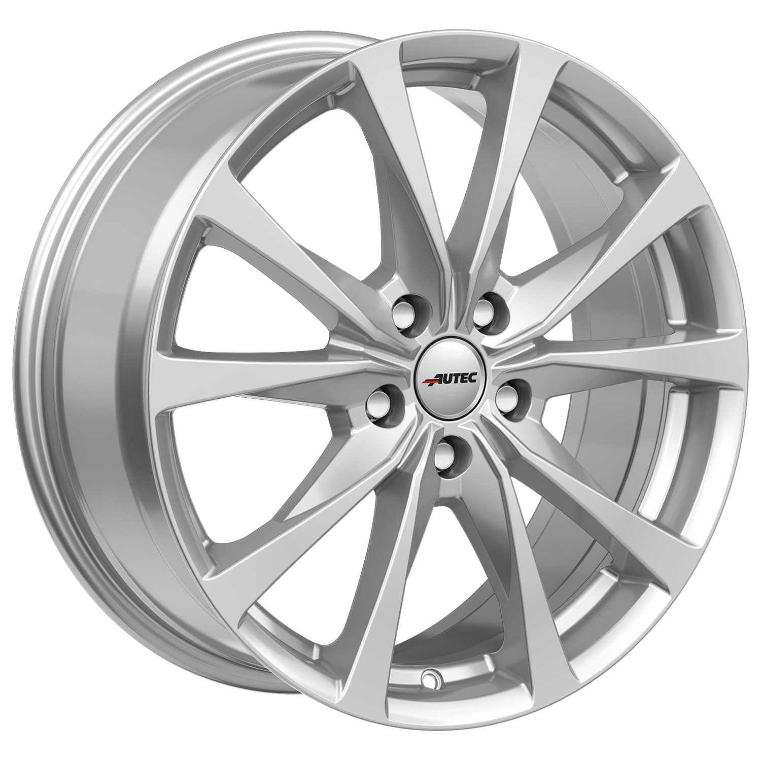 Autec Fälgar Brixen 8,0x20 ET38 5x112 20 Tum brilliant silver