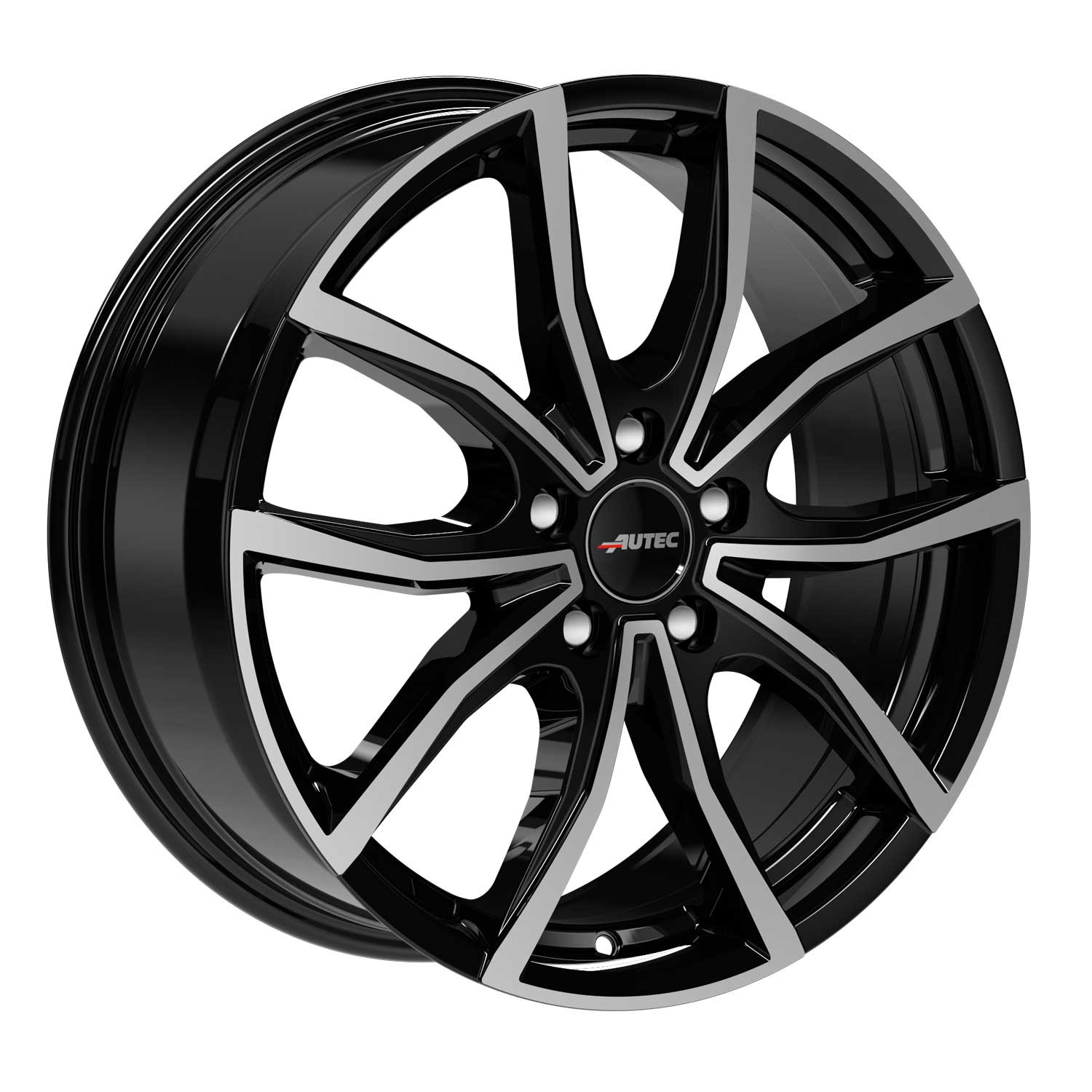 Autec Fälgar Vidron 7,5x18 ET40 5x112 18 Tum black polished