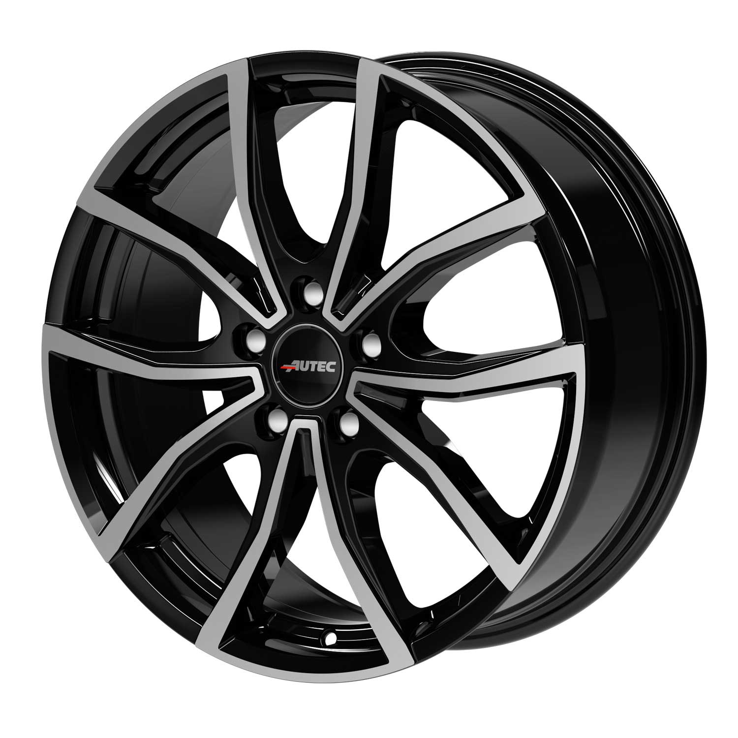 Autec Fälgar Vidron 7,5x18 ET40 5x112 18 Tum black polished