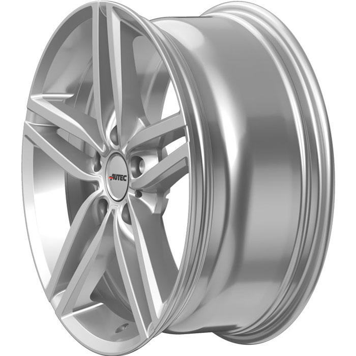 Autec Fälgar Kitano 8,0x18 ET50 5x112 18 Tum brilliant silver