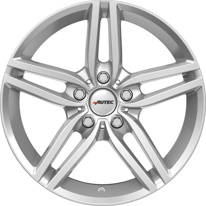 Autec Fälgar Kitano 8,0x18 ET50 5x112 18 Tum brilliant silver